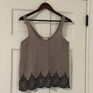 Joie Silk Printed Tank - XS